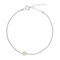 Elemental armband - Bergkristal | Verguld en zilver
